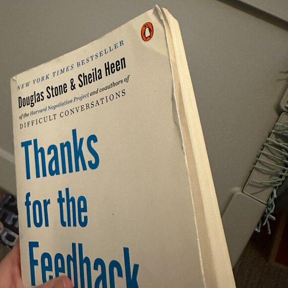 Book - Thanks for the Feedback by Douglas Stone and Sheila Heen - Picture 3 of 4